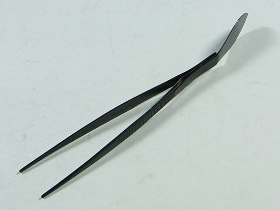 Straight Point Tweezers (w/ spatula)